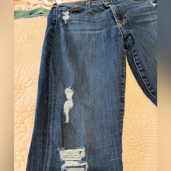 7 for All Mankind “The Skinny” size 30 distressed jeans - Picture 2 of 8